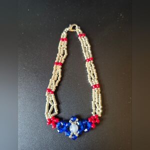 Handmade Beaded Bracelet 8"